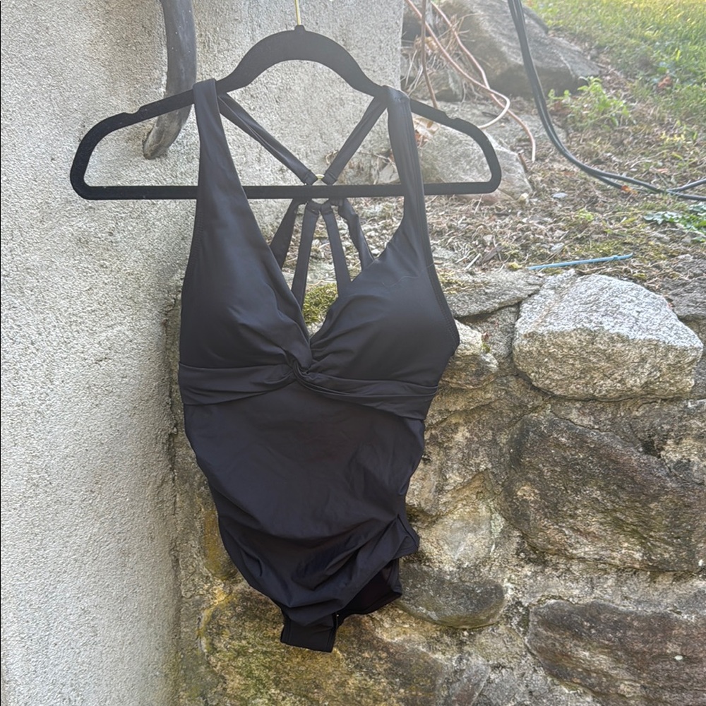 Calvin Klein Black One-Piece Swimsuit